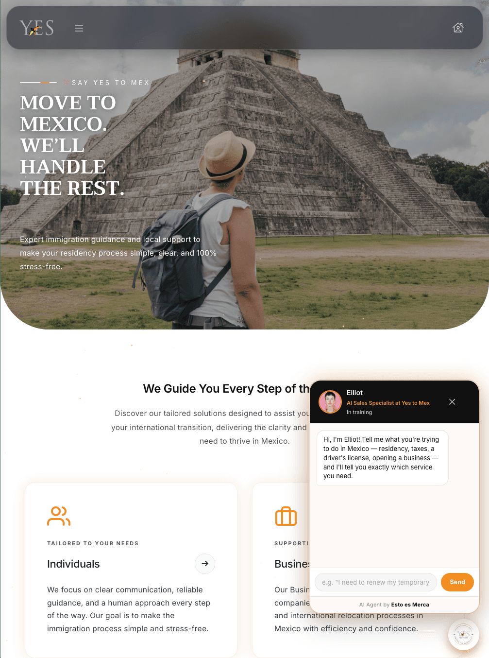 Yes to Mex — Smart Web™